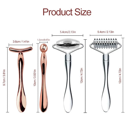 2in1 Mini Eye Massage Stick | Dual-Ended Facial Spoon and Massage Tool