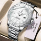 New Automatic Watch Mens Sports Bezel Gray Digital Luxury Watches For Man Fashion Quartz Wristwatches Gifts Men Tudo Por 1 Real