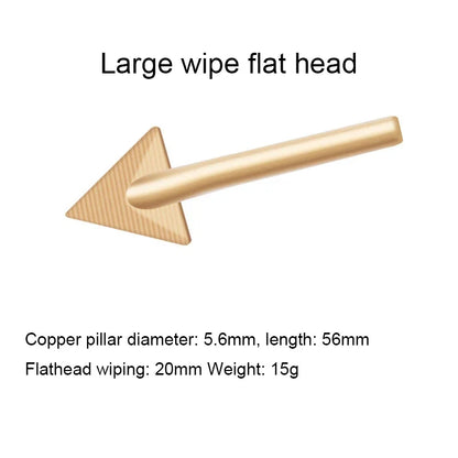 Plastic Repair Triangular Copper Smoothing Head | 80W Plastic Welding Soldering Iron Tip