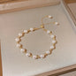 Elegant Pearl Bracelet Baroque Simulated Pearl Women Bracelet Bangles Ladies Fashion Charm Jewelry For Birthday Party Gifts