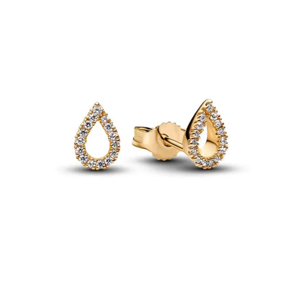 European New Cross Sunflower Gold Color Stud Earrings, Fit Women's Festival Exquisite Charm Jewelry Gifts  925 Silver