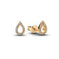 European New Cross Sunflower Gold Color Stud Earrings, Fit Women's Festival Exquisite Charm Jewelry Gifts  925 Silver