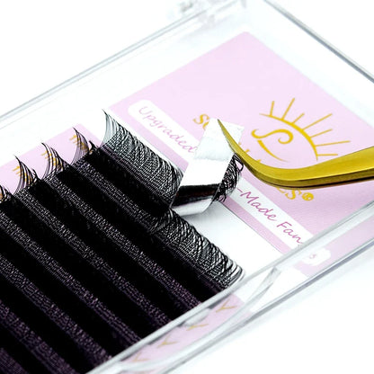 Professional Y Shape Eyelash Extensions | Premade Fans for Salon Use