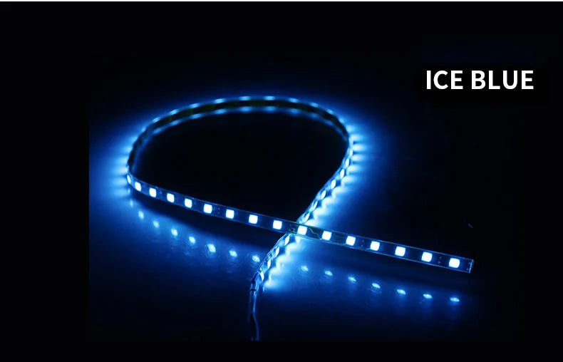 2PCS Car LED Strip Lights 45cm 1210 45SMD | Waterproof Auto Atmosphere Decorative Lamp