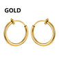 1 Pair Punk Clip On Earrings | No Hole Ear Cuff for Men and Women