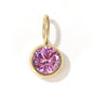 12 Color Birthstone Pendant Month Zirconia for Necklace Color Stone DIY Charms Accessories Birthday Gift Jewelry