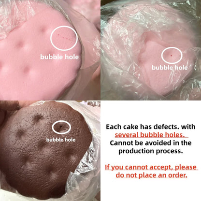 Squishy Simulated Cake Squeeze Toy | Stress Relief Slow Rising Sensory Fidget for Anxiety ADHD Autism Gifts