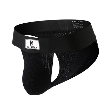 Men's Underwear Sexy Briefs Jockstrap Pouch Cuecas Panties Breathable Underpants Gay Slip Homme