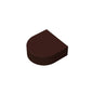 Gobricks Tile Round 1 x 1 Half Circle Extended | Compatible Brick Building Block