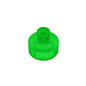 Gobricks Tile Round 1x1 with Bar and Pin Holder | Compatible Building Block