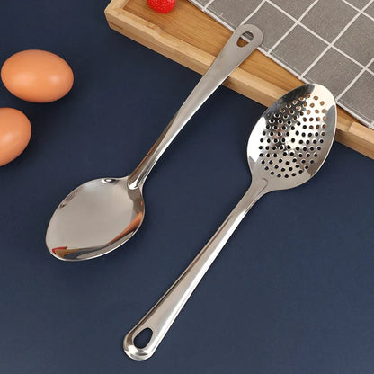 Stainless Steel Strainer Spoon | Perforated Colander Spoon for Kitchen Cooking