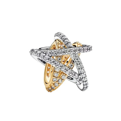 Hot Selling Christmas Santa 925 Silver Charm Bead Fit European Bracelet Bangles Women Necklace Jewelry