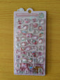 Japanese Anime Food Stamping Seal Fun | 3D Crystal Diamond Sticker Set for Kids