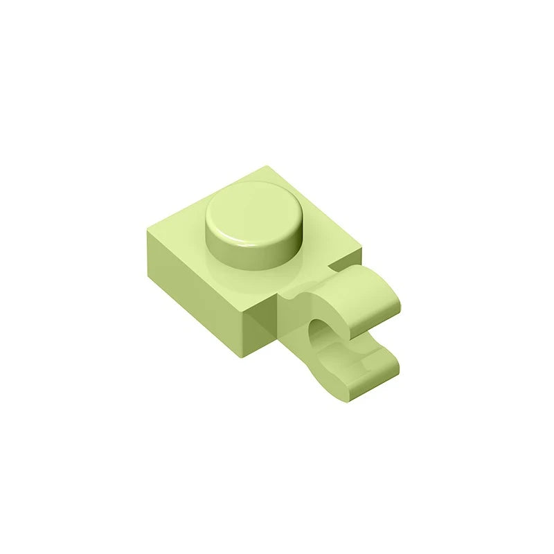 PLATE 1X1 W/HOLDER VERTICAL Building Block | Compatible with Lego 6019 61252