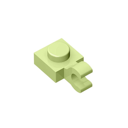 PLATE 1X1 W/HOLDER VERTICAL Building Block | Compatible with Lego 6019 61252