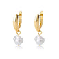 Zircon Heart Pendientes Earring For Women Stainless Steel Gold Color Piercing Earring 2025 Trend Jewelry aretes Accesorios mujer