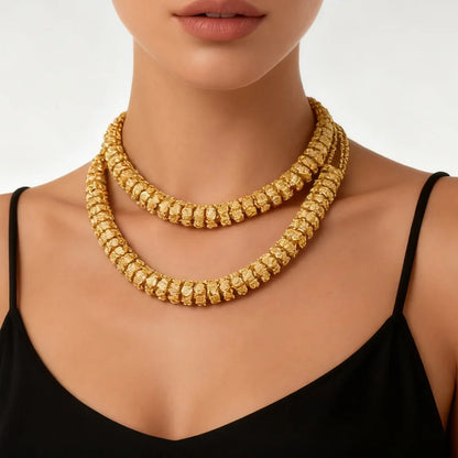 gold plated earrings ring necklaces for women luxury gold cuban necklace set High Quality designer men woman Jewelry sets gift