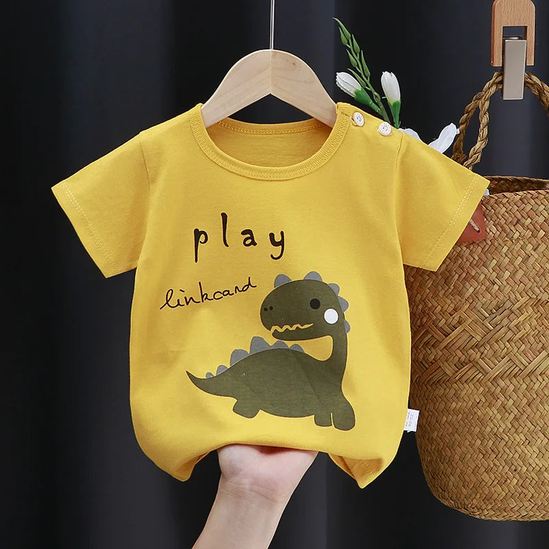 Kids Cotton Graphic Tee | Summer Unisex T-Shirt for Babies and Toddlers