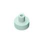 Gobricks Tile Round 1x1 with Bar and Pin Holder | Compatible Building Block