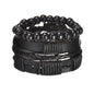 MeMolissa New Fashion Braided Wrap Leather Bracelets for Men High Quality Vintage Charm Wood Beads Ethnic Tribal Wristbands