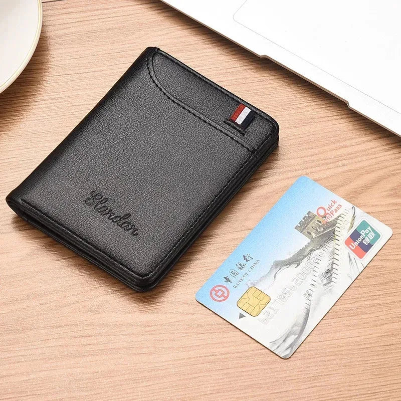 Ultra Thin Vertical Wallet for Men | Minimalist Card Holder