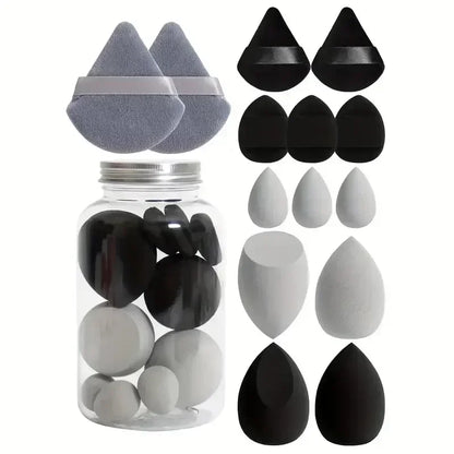 12/14Pcs Makeup Sponge Set | Latex-Free Beauty Blender Kit