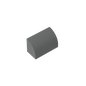 Gobricks GDS-M063 Curved Brick 1 x 2 x 1 No Studs | Compatible Building Block