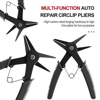2 in 1 Snap Ring Pliers | Internal External Retaining Ring Pincer Tool