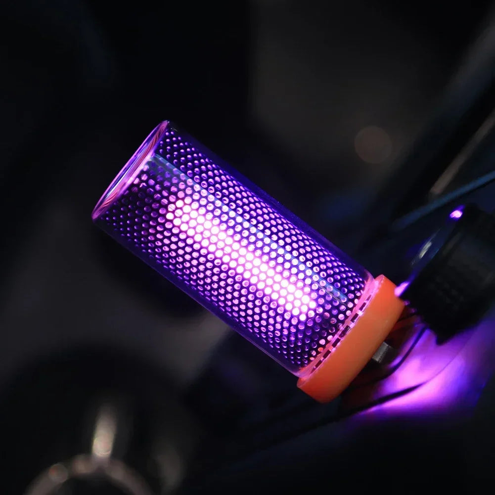 USB Plug-In Glass Bottle Night Light | Color-Changing Ambient Decor Lamp