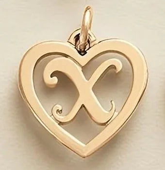 SUNIBI Stainless Steel Letter Heart Shape Hollow Pendant Charm for Bracelet Necklaces  for Women DIY Jewelry Making