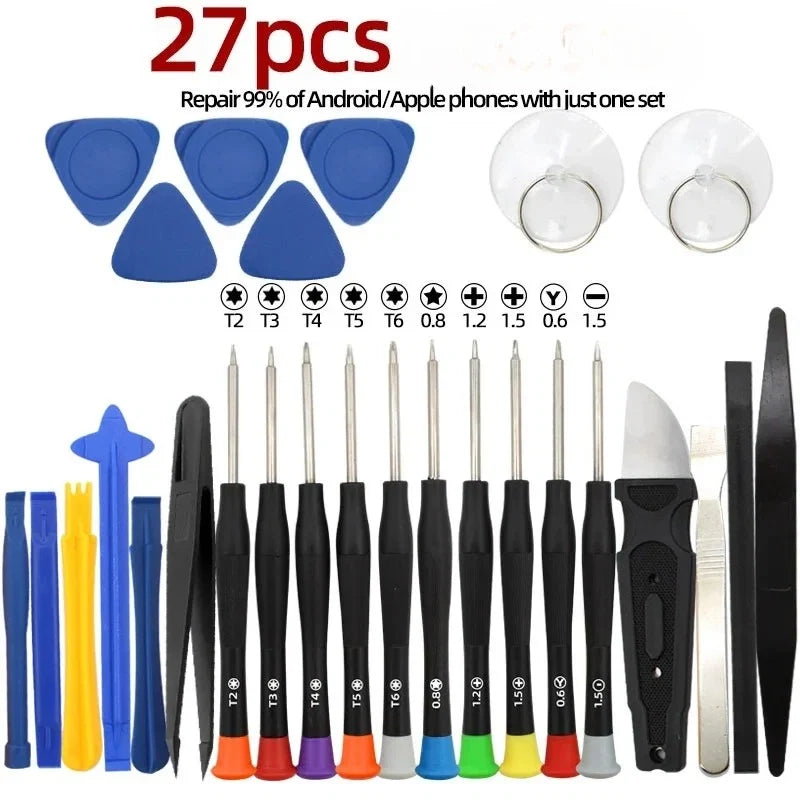 34 in 1 Precision Screwdriver Repair Tool Set | Mobile Phone Tablet Laptop Electronics Disassembly Kit