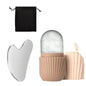 Ice Face Roller and Gua Sha Set | Stainless Steel Facial Massage Tools