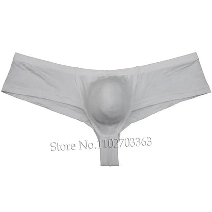 Men's Micro Boxers Mini Bikini Briefs Underwear Slip Bulge Pouch Breathable Smooth Beach Trunks Stretchy Panties Low Rise Soft
