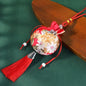 Chinese Style Embroidery Tassel Gift Pouch | Lotus Scented Sachet Bag