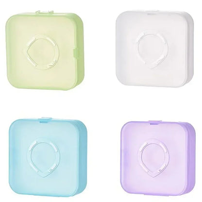 Portable Air Cushion Puff Box | Travel Makeup Sponge Case with Powder Container