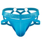 Men Sexy G String Thong Erotic Jockstrap Bondage Underwear Penis Pouch Strap Harness Lingerie Hollow Underpants Ice Silk Hot