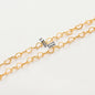 1Meter/lot 14K 18K Gold Plated Brass Metal Round Link Cable Chains DIY Jewelry Making Chain For Needlework Jewelry Accessories