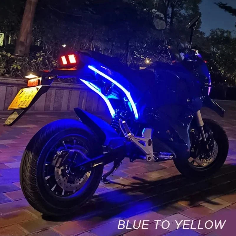 2pcs 12V Motorcycle LED Turn Signal Lights | DRL Daytime Running Lights Tail Light Strip