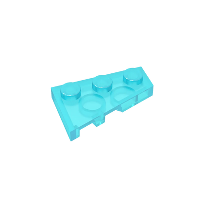 Gobricks GDS-547 Wedge Plate 3 x 2 Right | Compatible Building Block for DIY Creations