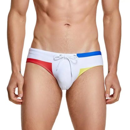 SEOBEAN Men's Swimwear Bikini Swimming Trunks