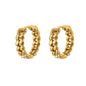 Stainless Steel Chain Earrings For Women Gold Color Geometric Chain Earring Female Fashion Party Wedding Jewelry Gift BFF
