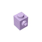 Gobricks GDS-635 BRICK 1X1 W. 1 KNOB | Single Side Bump Building Block Compatible with Lego 87087