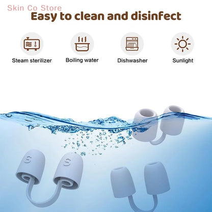 Nasal Dilator Strips for Snoring | 3 Pack Silicone Nose Breathe Strips