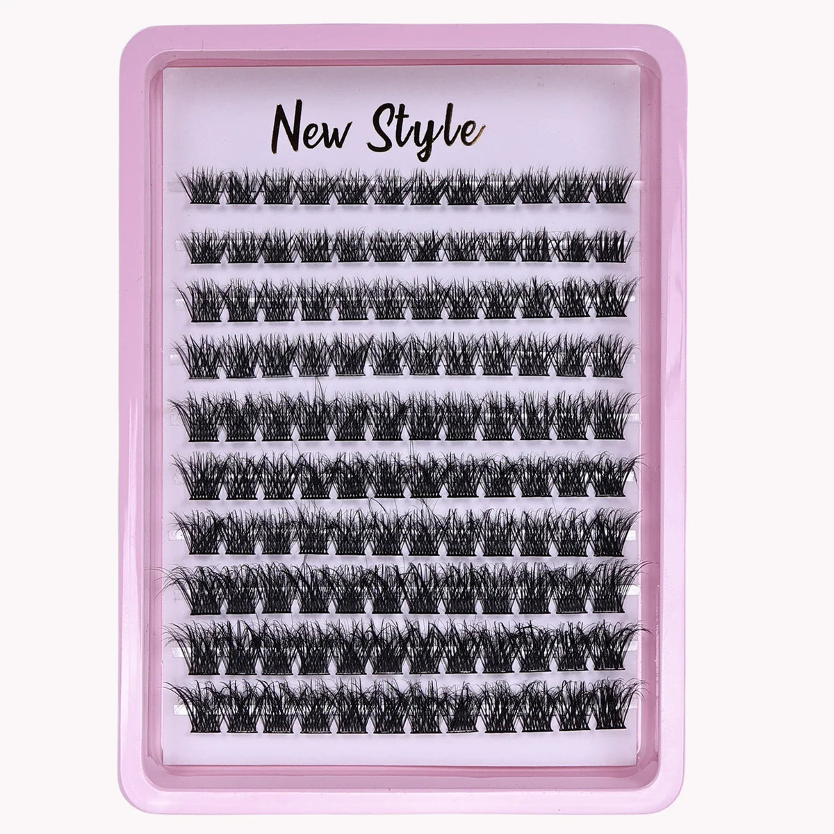 120pcs Cluster Lashes 10-16mm | Wispy D Curl Fluffy Individual Eyelashes for Natural Look