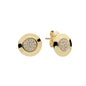 European New Cross Sunflower Gold Color Stud Earrings, Fit Women's Festival Exquisite Charm Jewelry Gifts  925 Silver