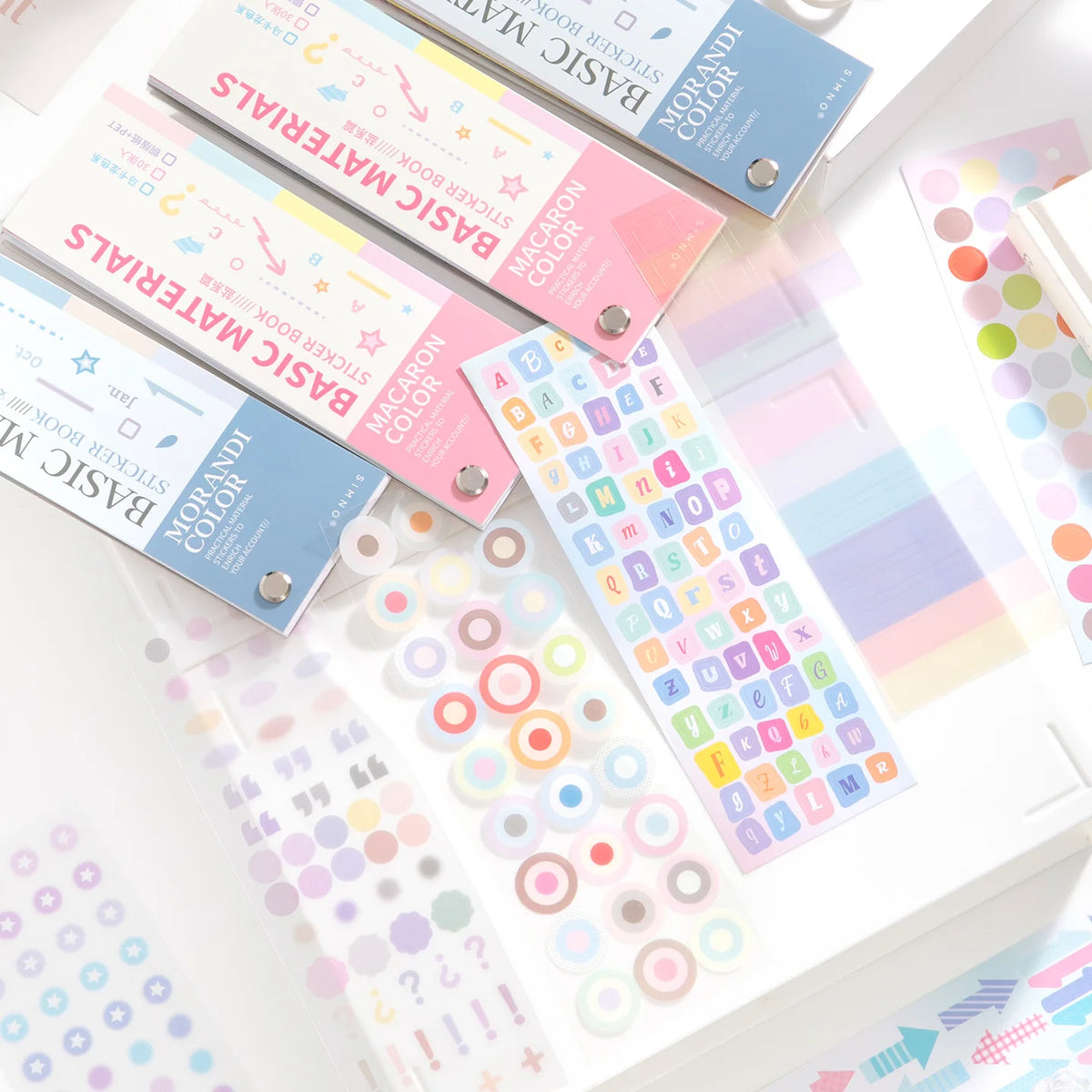 Colorful Dot Stickers for Journaling and Scrapbooking | 30pcs Paper Sticker Pack