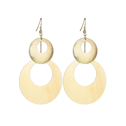 Floating Earrings Valentine's Day Love Pendant Earrings Elegant Long Women's Floating Hook Earrings Exaggerated Metal Pendant