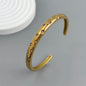 New five-pointed star zircon gold-plated stainless steel bracelet 18K, high quality waterproof couple bracelet, wife gift