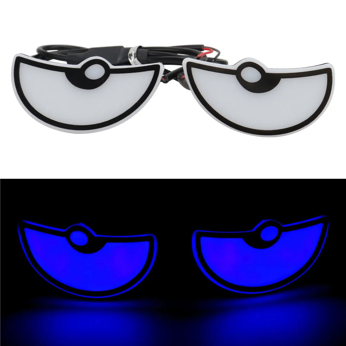 2PCS Car LED Demon Eye Light | Universal Dynamic Strobe Turn Signal Decorative Lights