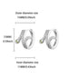 Luxury Zircon Hoop Earrings for Women Gold Color Stainless Steel Butterfly Heart Snake Earring Fashion Party Wedding Jewelry Gif